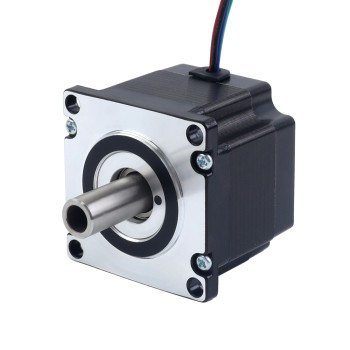 デュアル シャフト Nema 23 中空シャフト ステッピング モーター バイポーラ 0.78Nm(110.5oz.in) 2.0A 57x57x45mm デュアル シャフト Nema 23 中空シャフト ステッピング モーター バイポーラ 0.78Nm(110.5oz.in) 2.0A 57x57x45mm