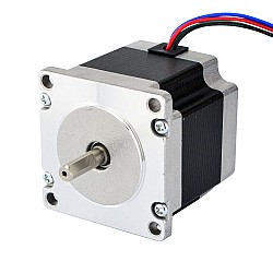Nema 23 バイポーラ 1.8deg 0.9Nm(127.5oz.in) 2A 57x57x52mm 4 ワイヤ