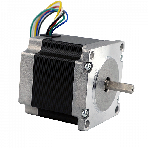 Nema23ユニポーラ1.8度 0.6Nm(84.97oz.in) 0.44A 11.88V 57x57x54mm 6線