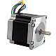 Nema23ユニポーラ1.8度 0.6Nm(84.97oz.in) 0.44A 11.88V 57x57x54mm 6線