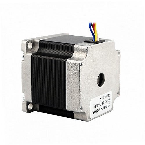 Nema23ユニポーラ1.8度 0.6Nm(84.97oz.in) 0.44A 11.88V 57x57x54mm 6線