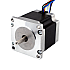 Nema23ユニポーラ1.8度 0.6Nm(84.97oz.in) 0.44A 11.88V 57x57x54mm 6線