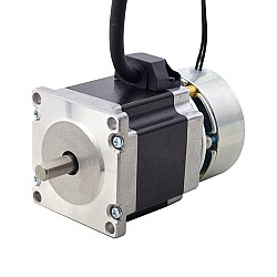 Nema 23ステッパー1.26Nm(178oz.in)w /ブレーキ摩擦トルク2.0Nm(283oz.in)
