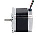 Nema 23 バイポーラ 1.26Nm(178.4oz.in) 2.8A 57x56mm 4 ワイヤー Φ6mm シャフト