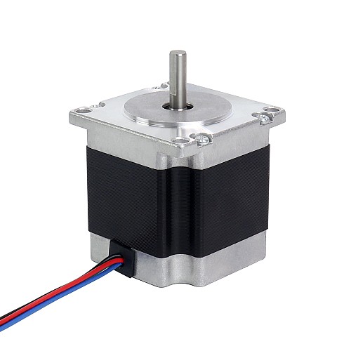 Nema 23 バイポーラ 1.26Nm(178.4oz.in) 2.8A 57x56mm 4 ワイヤー Φ6mm シャフト