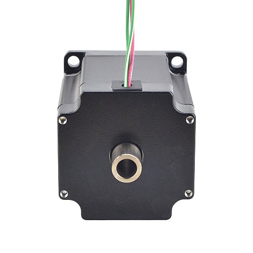 デュアル シャフト Nema 23 中空シャフト ステッピング モーター バイポーラ 1.45Nm(205.38oz.in) 2.0A 57x57x65mm
