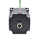 デュアル シャフト Nema 23 中空シャフト ステッピング モーター バイポーラ 1.45Nm(205.38oz.in) 2.0A 57x57x65mm