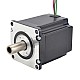 デュアル シャフト Nema 23 中空シャフト ステッピング モーター バイポーラ 1.45Nm(205.38oz.in) 2.0A 57x57x65mm