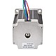 Nema 23 ユニポーラ 1.8deg 1.35Nm(191.2oz.in) 1A 57x57x76mm 6 ワイヤ Nema 23 ユニポーラ 1.8deg 1.35Nm(191.2oz.in) 1A 57x57x76mm 6 ワイヤ