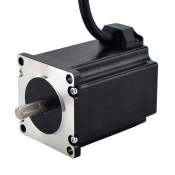 デュアルシャフト Nema 23 バイポーラ 1.8 度 1.85 Nm(261.98 オンスインチ) 2.8 A 57 x 57 x 76 mm 4 ワイヤ