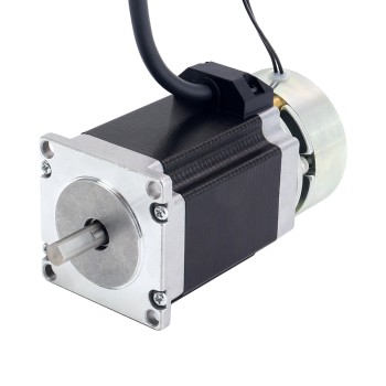 Nema 23ステッパー1.9Nm(269oz.in)ブレーキ摩擦トルク付き2.0Nm(283oz.in)