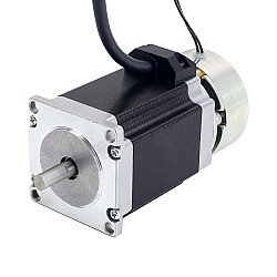 Nema 23ステッパー1.9Nm(269oz.in)ブレーキ摩擦トルク付き2.0Nm(283oz.in)