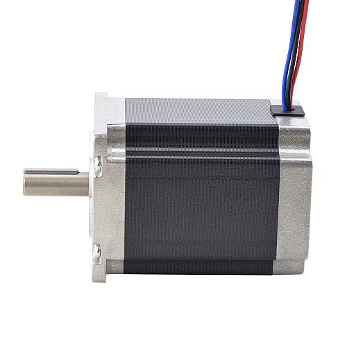 Nema 23 ステッピング モーター 1.85Nm(256.9oz.in)NmRV30 ウォーム ギア減速機用 9mm シャフト付き Nema 23 ステッピング モーター 1.85Nm(256.9oz.in)NmRV30 ウォーム ギア減速機用 9mm シャフト付き