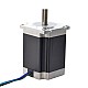 Nema 23 ステッピング モーター 1.85Nm(256.9oz.in)NmRV30 ウォーム ギア減速機用 9mm シャフト付き Nema 23 ステッピング モーター 1.85Nm(256.9oz.in)NmRV30 ウォーム ギア減速機用 9mm シャフト付き