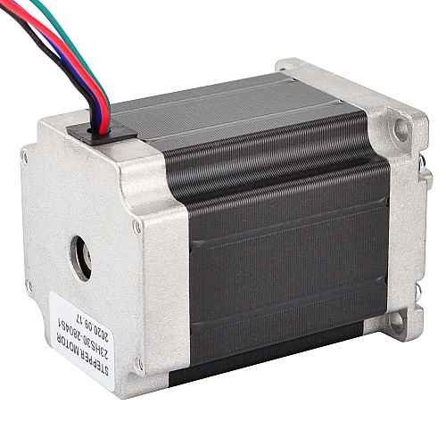 Nema 23 バイポーラ 1.85Nm(261.98oz.in)2.8A 57x57x76mm 4 ワイヤー Φ6mm シャフト
