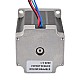 Nema 23 バイポーラ 1.85Nm(261.98oz.in)2.8A 57x57x76mm 4 ワイヤー Φ6mm シャフト