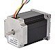 デュアル シャフト Nema 23 ユニポーラ 1.8deg 1.35Nm(191.2oz.in) 3A 57x76mm 6 ワイヤ