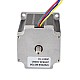 デュアル シャフト Nema 23 ユニポーラ 1.8deg 1.35Nm(191.2oz.in) 3A 57x76mm 6 ワイヤ
