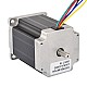 デュアル シャフト Nema 23 ユニポーラ 1.8deg 1.35Nm(191.2oz.in) 3A 57x76mm 6 ワイヤ