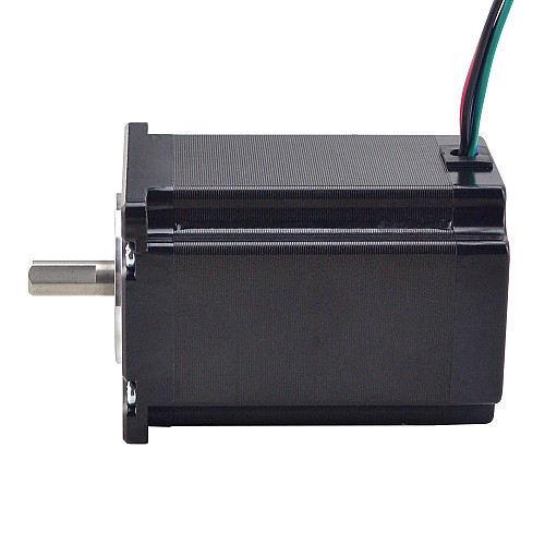Nema 23 ステッピング モーター 2.4Nm(339.87oz.in) 4A 57x57x82mm 8mm シャフト 4 ワイヤー