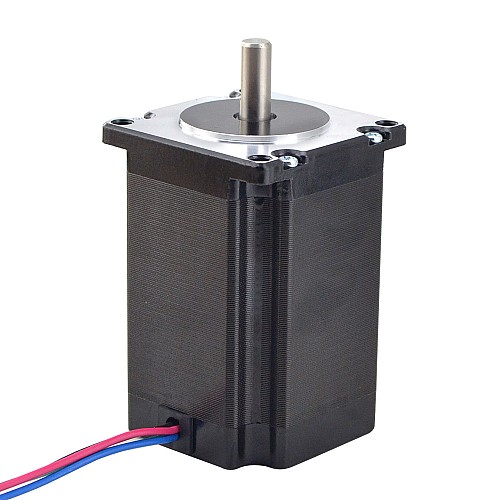 Nema 23 ステッピング モーター 2.4Nm(339.87oz.in) 4A 57x57x82mm 8mm シャフト 4 ワイヤー