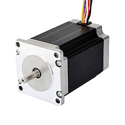 デュアル シャフト Nema 23 ユニ/バイポーラ 1.8度 2.83Nm(400oz.in) 4A 57x57x84mm 8 ワイヤー