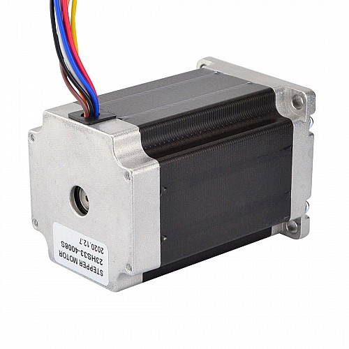 Nema 23 バイポーラ 1.8deg 2.83Nm(400oz.in) 4A 57x57x84mm 8 ワイヤー Nema 23 バイポーラ 1.8deg 2.83Nm(400oz.in) 4A 57x57x84mm 8 ワイヤー