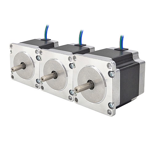 3 個 E シリーズ Nema 23 ステッピング モーター バイポーラ 1.8deg 1.26Nm(178.4oz.in) 2.8A 57x57x56mm 4 ワイヤー 3 個 E シリーズ Nema 23 ステッピング モーター バイポーラ 1.8deg 1.26Nm(178.4oz.in) 2.8A 57x57x56mm 4 ワイヤー