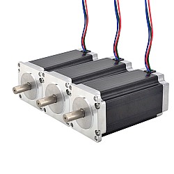 3 個 E シリーズ Nema 23 バイポーラ 1.8deg 3.0Nm(425oz.in) 4.2A 57x57x113mm 4 ワイヤー