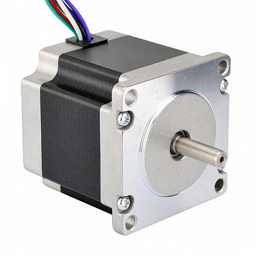 デュアル シャフト Nema 23 ユニ/バイポーラ 1.8deg 1.26Nm(178.4oz.in) 3A 57x56mm 8 ワイヤー