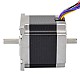 デュアル シャフト Nema 23 ユニ/バイポーラ 1.8deg 1.26Nm(178.4oz.in) 3A 57x56mm 8 ワイヤー