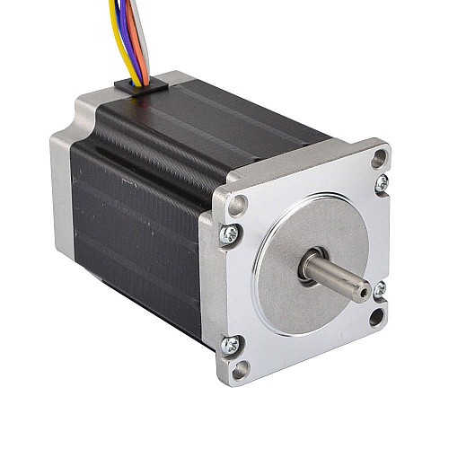 デュアル シャフト Nema 23 ユニ/バイポーラ 1.8度 2.83Nm(400oz.in) 4A 57x84mm 8 ワイヤー