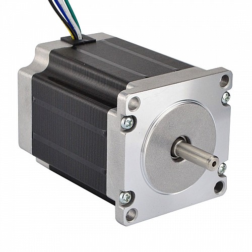 デュアル シャフト Nema 23 ユニポーラ 1.8deg 1.35Nm(191.2oz.in) 3A 57x76mm 6 ワイヤ