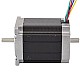 デュアル シャフト Nema 23 ユニポーラ 1.8deg 1.35Nm(191.2oz.in) 3A 57x76mm 6 ワイヤ