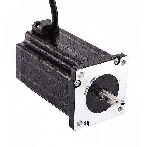 デュアルシャフトネマ23ステッピングモーター4.2A4Nm(566oz.in)60x60x100mm4線 - 24HS39-4204D | StepperOnline デュアルシャフトネマ23ステッピングモーター4.2A4Nm(566oz.in)60x60x100mm4線 - 24HS39-4204D | StepperOnline