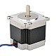 Nema 23 バイポーラ 0.9deg 1.26Nm(178.4oz.in) 2.8A 57x57x56mm 4 ワイヤ