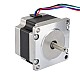 Nema 23 バイポーラ 1.8deg 0.6Nm(84.97oz.in) 0.88A 57x57x41mm 4 ワイヤー