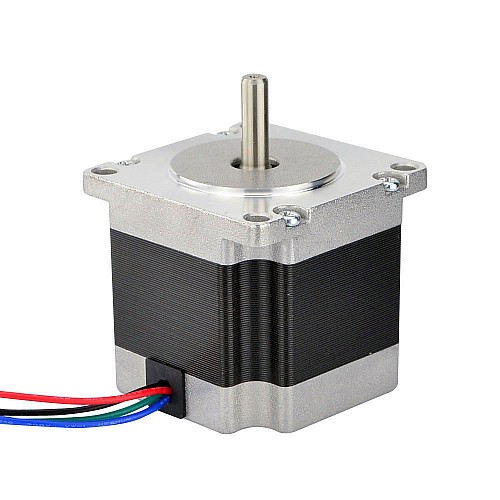 Nema 23 バイポーラ 1.8deg 0.9Nm(127.5oz.in) 2A 57x57x52mm 4 ワイヤ