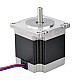 Nema 23 バイポーラ 1.8deg 1.2Nm(169.93oz.in) 2.8A 57x57x56mm 4 ワイヤー