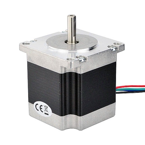 Nema 23 バイポーラ 1.8deg 1.2Nm(169.93oz.in) 2.8A 57x57x56mm 4 ワイヤー