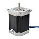 Nema 23 バイポーラ 1.85Nm(261.98oz.in)2.8A 57x57x76mm 4 ワイヤー Φ6mm シャフト