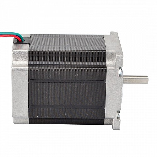 Nema 23 バイポーラ 1.85Nm(261.98oz.in)2.8A 57x57x76mm 4 ワイヤー Φ6mm シャフト