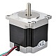 Nema 23 ユニポーラ 1.8deg 0.9Nm(127.5oz.in) 1A 57x57x56mm 6 ワイヤー