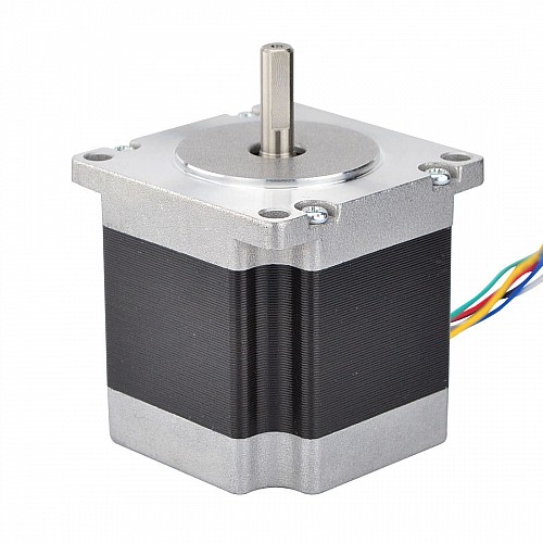 Nema 23 ユニポーラ 1.8deg 0.9Nm(127.5oz.in) 1A 57x57x56mm 6 ワイヤー