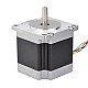 Nema 23 ユニポーラ 1.8deg 0.9Nm(127.5oz.in) 1A 57x57x56mm 6 ワイヤー