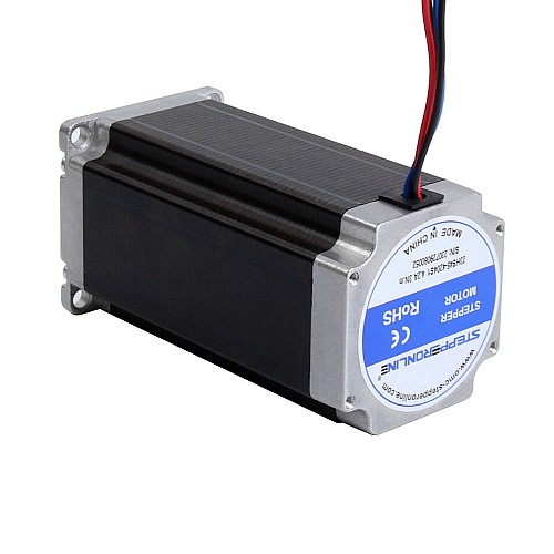 Nema 23 バイポーラ 3Nm(425oz.in) 直径 8mm 4.2A 57x57x113mm 4 ワイヤステッピングモーター