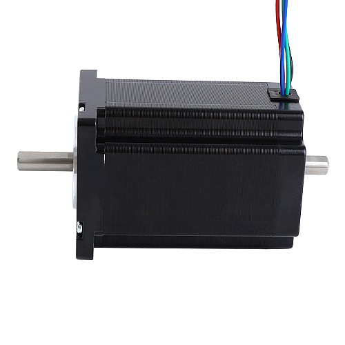 3個 デュアル シャフト Nema 23 バイポーラ 3.1Nm(439oz.in) 3.5A 60x60x88mm 4 ワイヤー - 3-24HS34-3504D | StepperOnline 3個 デュアル シャフト Nema 23 バイポーラ 3.1Nm(439oz.in) 3.5A 60x60x88mm 4 ワイヤー - 3-24HS34-3504D | StepperOnline
