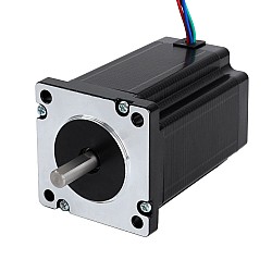デュアル シャフト Nema 23 バイポーラ 3.1Nm(439oz.in) 3.5A 60x60x88mm 4 ワイヤー