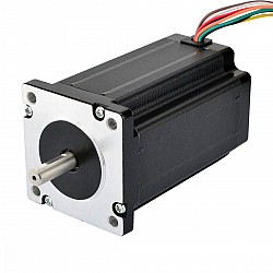 デュアル シャフト Nema 23 CNC ステッピング モーター 3.4Nm(481.48oz.in) 60x60x100mm 8 ワイヤー