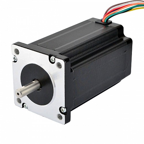 デュアル シャフト Nema 23 CNC ステッピング モーター 3.4Nm(481.48oz.in) 60x60x100mm 8 ワイヤー - 24HS39-3008D | StepperOnline